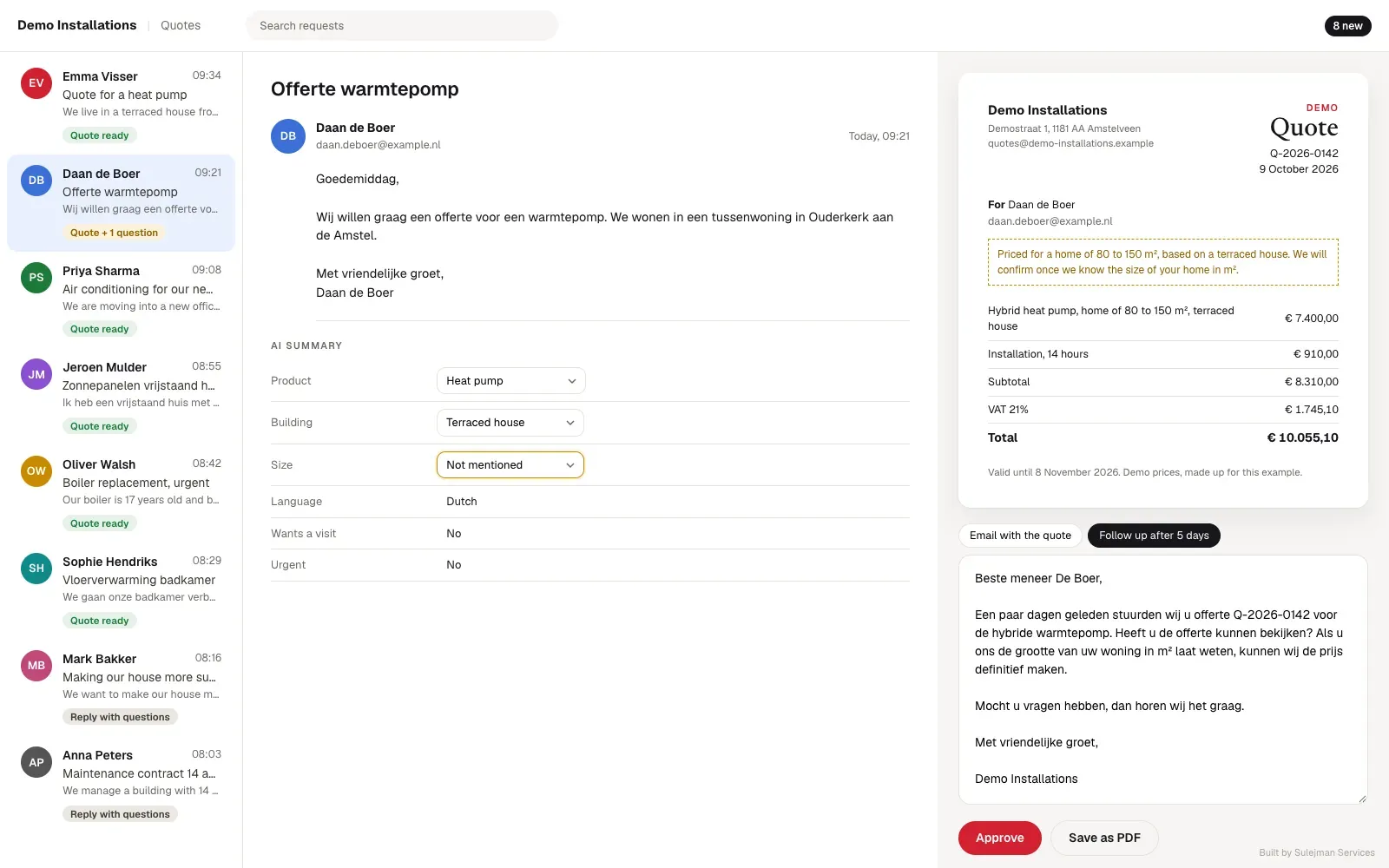 No answer? A follow-up is ready
